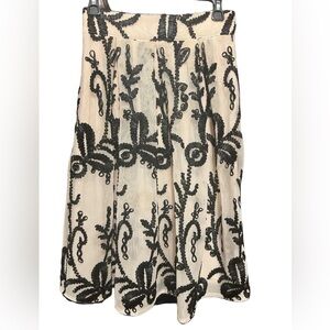 Anthropologie dRA Los Angeles embroidered Skirt XS